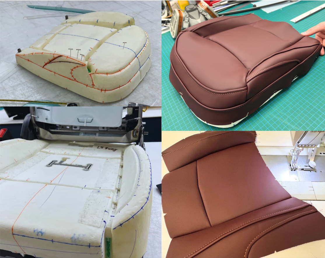 Sewing my own design — seat cover